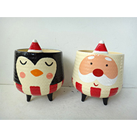 Xmas Ceramic Pot