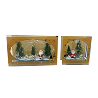 Xmas Glass Pot